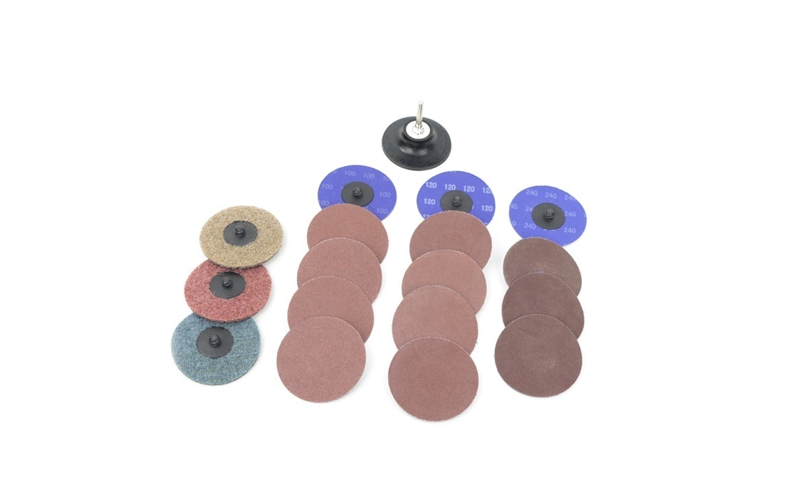 Kit TM de 19 pièces 75 mm pour ponçage et nettoyage avec porte-outil 6 mm