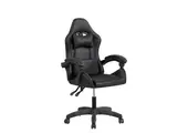 Fauteuil Gaming Ergonomique, Dossier Réglable, Support Lombaire Et Appui-tête - Noir