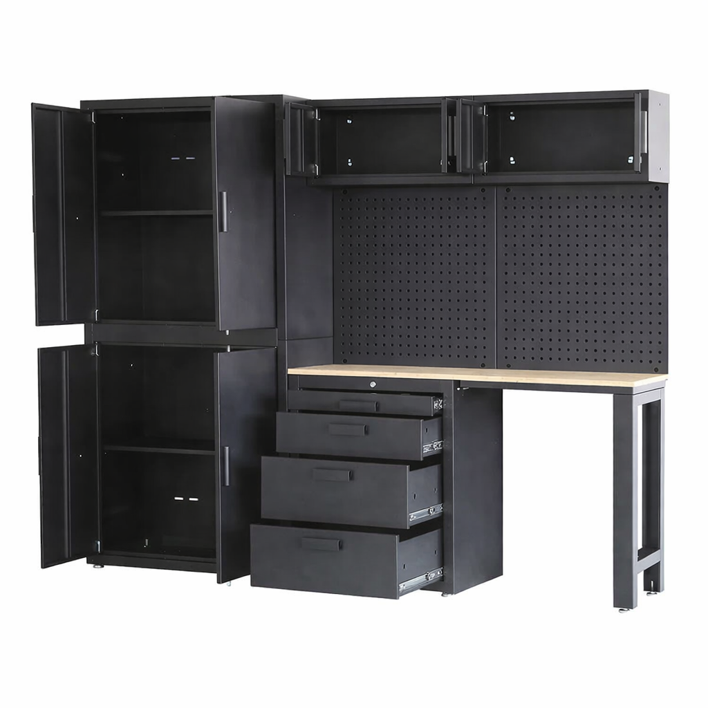 Système d'atelier TM Premium, 8 pièces, noir mat