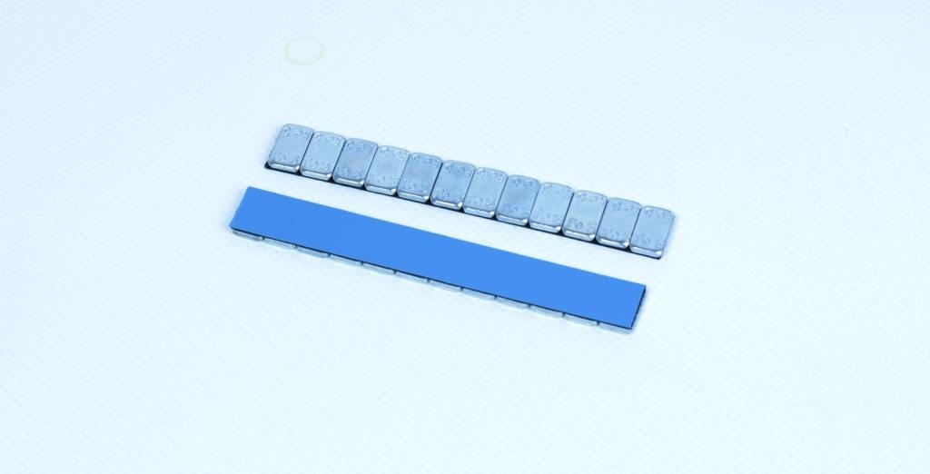 TM 100 pièces de masses adhésives 12 x 5 grammes avec revêtement gris