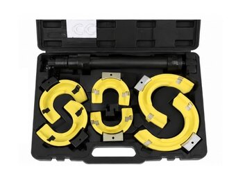 TM Set de tendeurs de ressort professionnel, 80 - 265 mm, 1050 kg