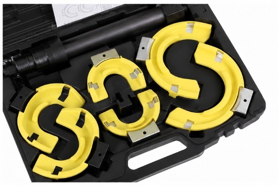 TM Set de tendeurs de ressort professionnel, 80 - 265 mm, 1050 kg