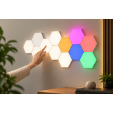 TM Éclairage mural tactile en forme d'hexagone - Éclairage intérieur - Éclairage mural créatif - Lot de 6