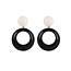 Gas Bijoux Ischia Acetate Gold schwarz