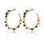 Gas Bijoux Orphee Hoop Earrings Gold