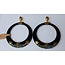 Gas Bijoux Lodge Cabochons Gold Black