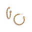 Gas Bijoux Torride Hoop Earrings Gold