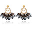 Gas Bijoux Bahia earrings gold - Exclusive piece (3 pieces)