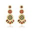 Gas Bijoux Sequin triple rows earanellos oro