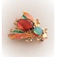 Gas Bijoux Broche Mouche Gold Pièce unique