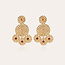 Gas Bijoux Lucky Sequin cabochons small gold