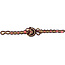 Melizi Soutache Brazalete Burgundy