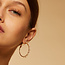 Gas Bijoux Calliope serti hoop gold