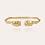 Gas Bijoux Duality Scaramouche Twist bracelet gold