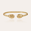 Gas Bijoux Duality Scaramouche Twist bracelet gold