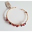 Gas Bijoux Calliope Serti bracelet gold Raspberry