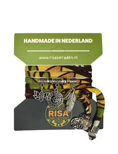  Ohm Geel-Groen-Oranje - Zilver