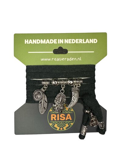  Ganesha donker groen - Zilver