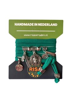 Boeddha Namaste Groen - Zilver