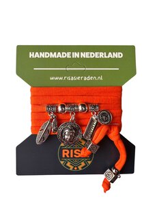 Boeddha Namaste Oranje - Zilver