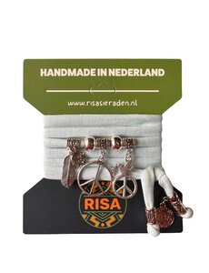  Peace Groot Sky-Blue - Zilver