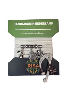  Beach Girl Wit - Zilver