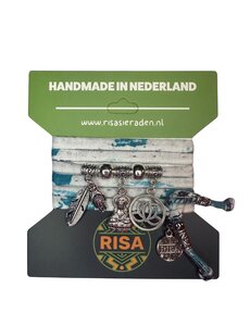  Bodhisattva Turquoise-wit - Zilver