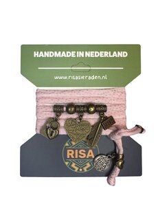  Peaceful Love roze - brons