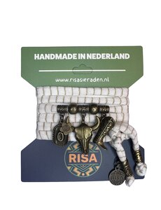  Bull wit-goud - brons