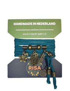  Hamsahand zeegroen - Brons