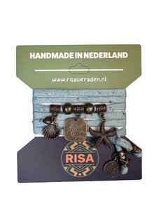  Dreaming of the Sea licht blauw - Brons