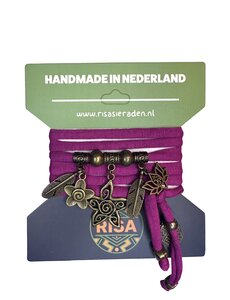  Flower Fuchsia - Brons