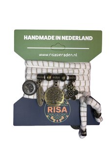  Levensboom wit-goud - brons