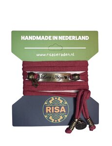 Love Ibiza rood-bruin - brons