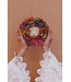 Raffia fringe spiegel | multicolor