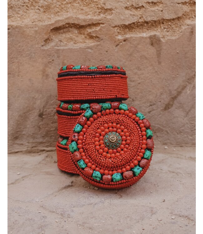 Opbergdoosje met kralen | M