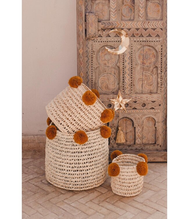 Pompom mand roest | 3 varianten