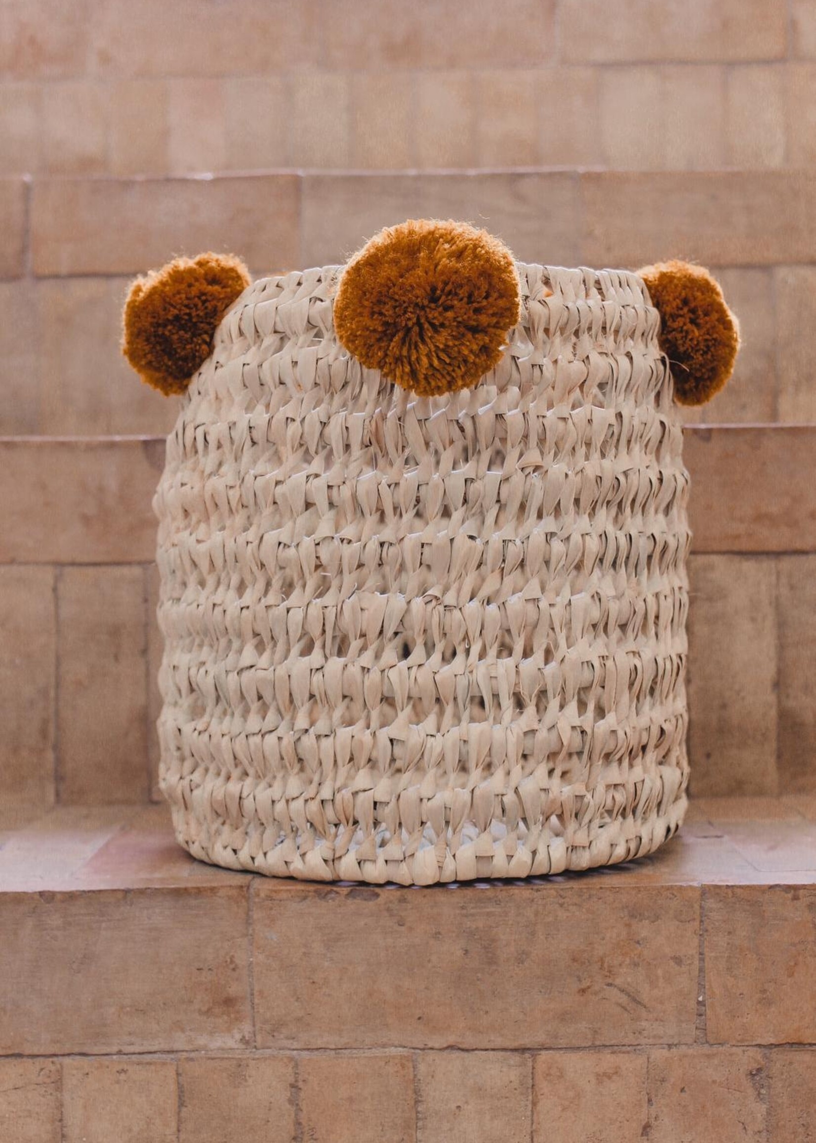 Pompom mand roest | 3 varianten