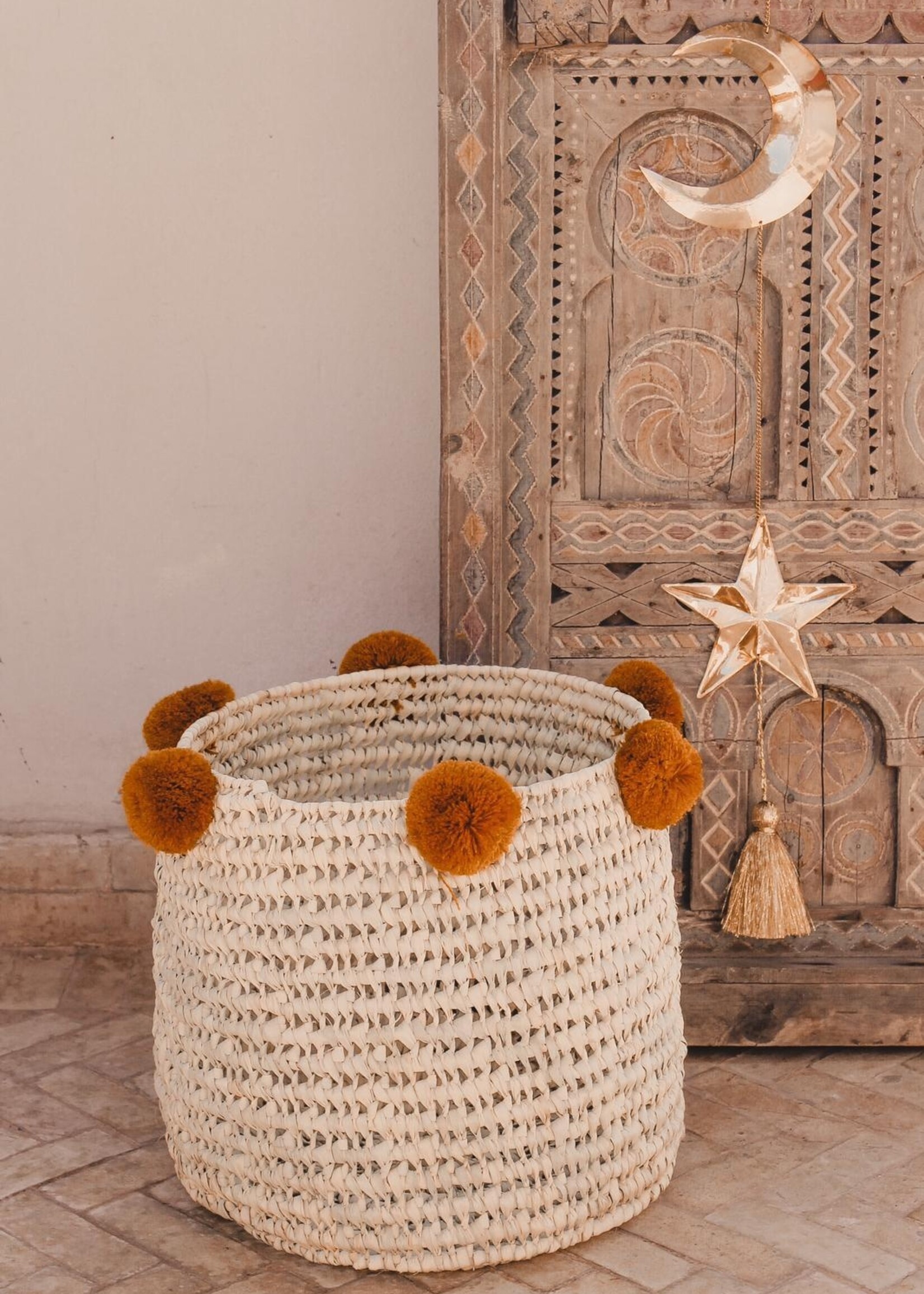 Pompom mand roest | 3 varianten