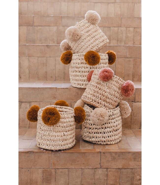 Pompom mand roest | 3 varianten