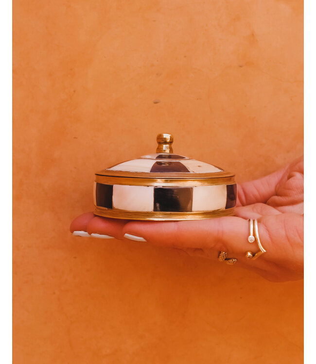 Messing opbergdoosje | 3 varianten