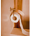 BACK SOON! Messing toiletrolhouder goud