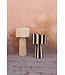 Tafellamp raffia | naturel/zwart M