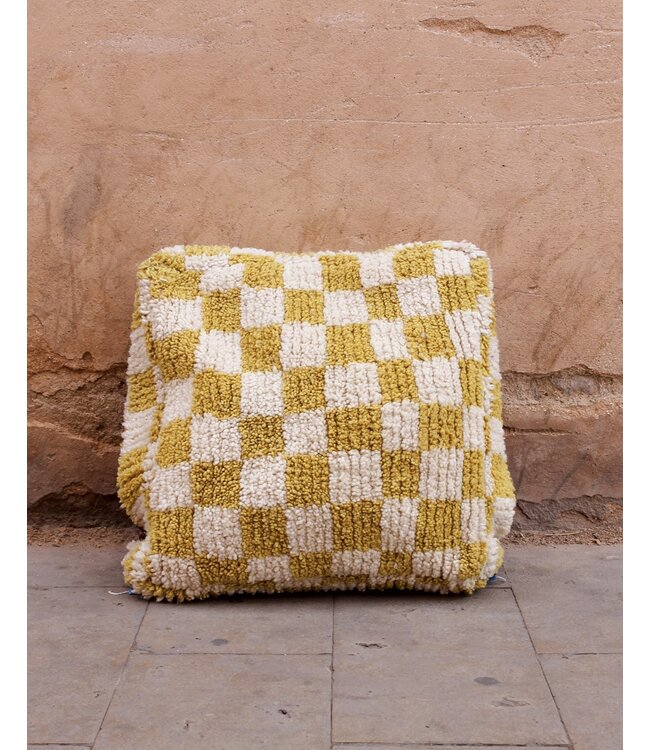 Geblokte poefs | 3 varianten