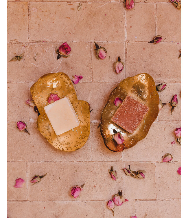 Flower schaaltje brass goud