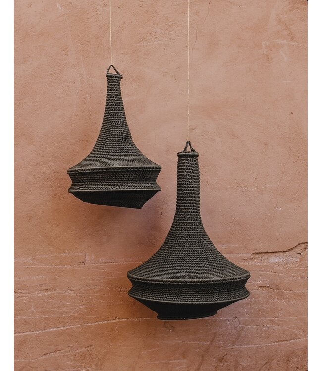 Crochet lampenkap triangel groen | S & L