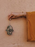 Tamegroute wandtegel Hamsa S | 2 varianten