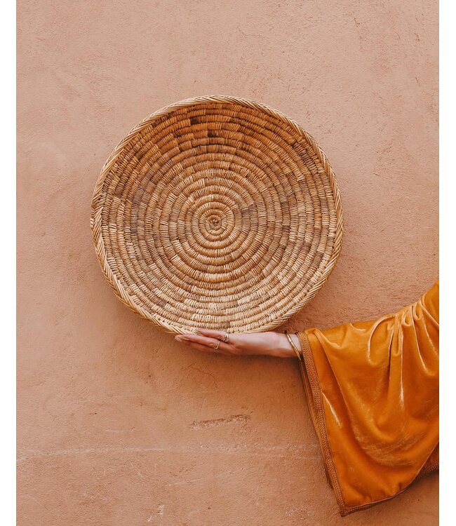 Naturel zeegras schaal