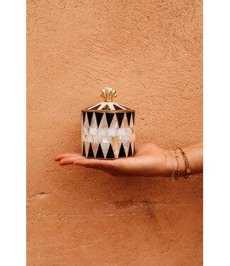 Messing opbergdoosje L | Schelp