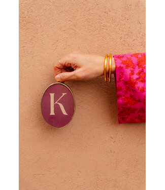 BACK SOON! Zelliges wandtegel A t/m Z | mauve